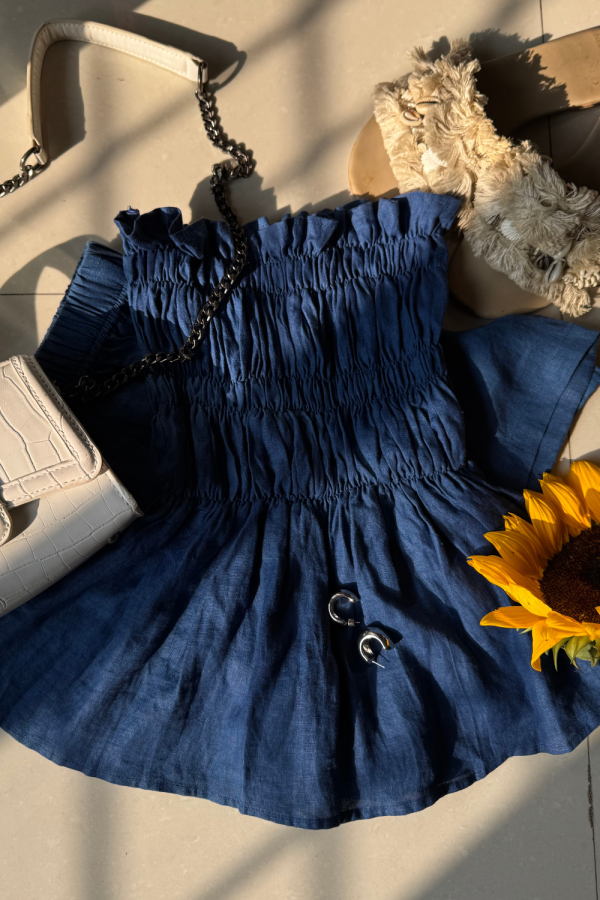 Dark Blue Gelato Top & Pants Set - Image 5